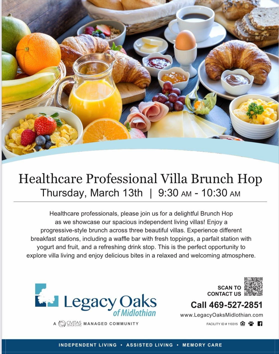 Healthcare Professional Villa Brunch Hop